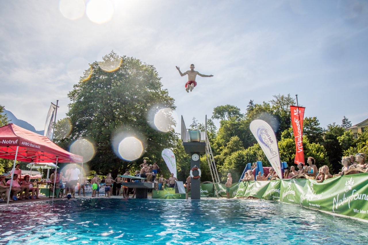 Parkbad Bad Ischl - Arschbombencontest